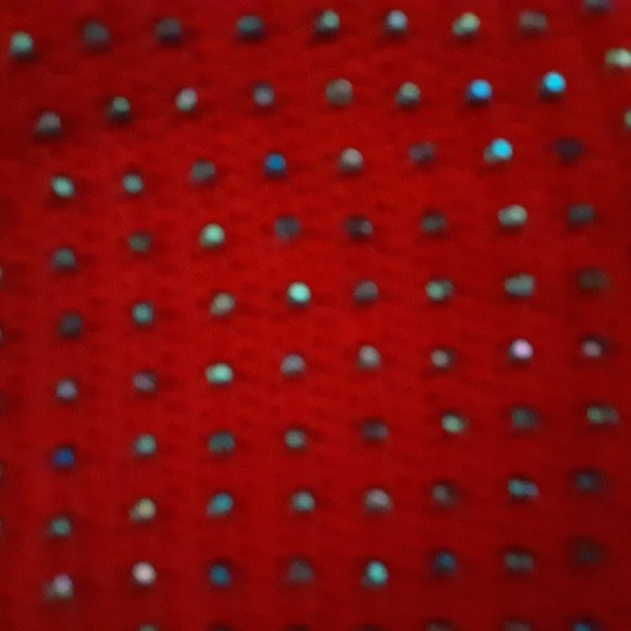 2/$10 🧺Red Rhinestone Fringed Halter Top - Picture 5 of 7